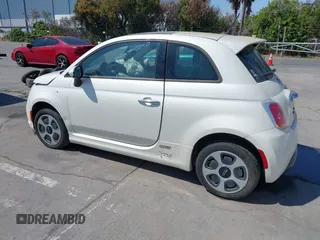 2014 FIAT 500e with VIN 3C3CFFGE5ET208454, listed as a IAAI auction lot 42510570 with Not provided miles and . Bid and sale history available at DreamBid. Image 3.