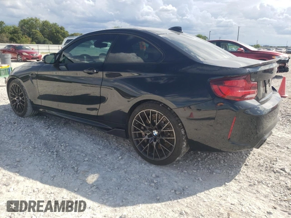2021 BMW M2 Competition with VIN WBS2U7C0XM7G66051, listed as a Copart auction lot 69102004 with 13,718 mi miles and Salvage Title. Bid and sale history available at carsss.com. Image 2.