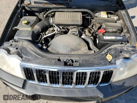 2006 Jeep Grand Cherokee Limited with VIN 1J4HS58N76C136007, listed as a Copart auction lot 77489034 with 117,023 mi miles and Salvage title. Bid and sale history available at DreamBid. Image 12.