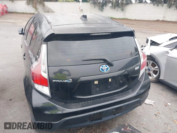 2017 Toyota Prius One with VIN JTDKDTB32H1597017, listed as a IAAI auction lot 42030182 with 56,461 mi miles and . Bid and sale history available at carsss.com. Image 16.