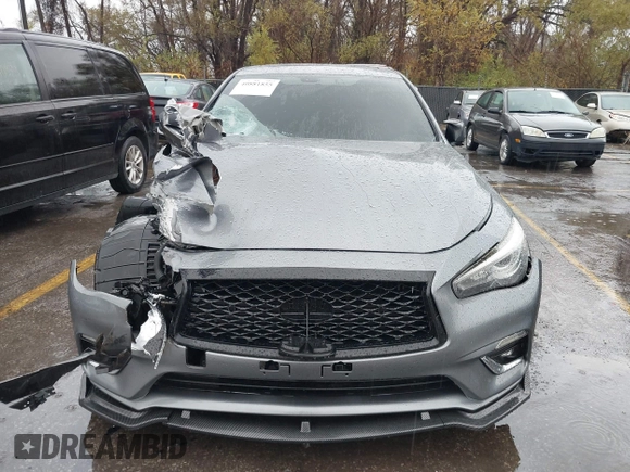 2018 Infiniti Q50 Luxe z VIN JN1EV7AP5JM350376, wystawiony jako IAAI lot #40881855 z przebiegiem 84 501 mil mil oraz . Historia ofert i sprzedaży dostępna na DreamBid. Obrazek 11.
