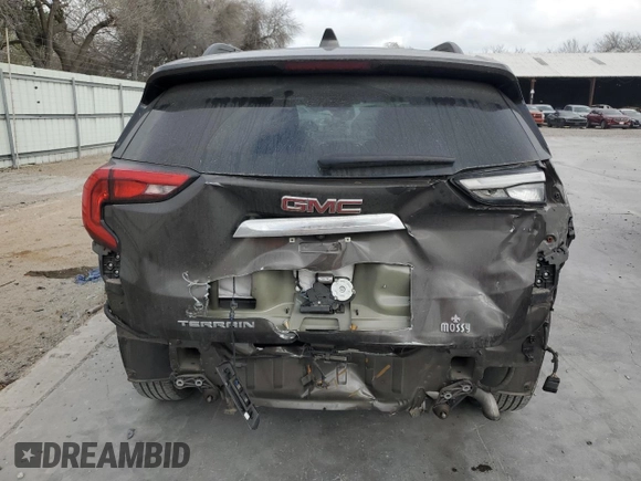 2019 GMC Terrain SLE with VIN 3GKALMEV3KL169575, listed as a Copart auction lot 47044915 with 27,215 mi miles and Salvage Title. Bid and sale history available at carsss.com. Image 6.