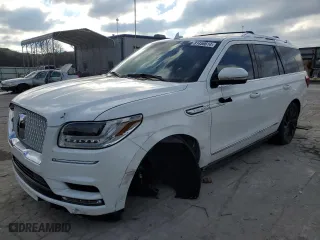 2021 Lincoln Navigator Reserve with VIN 5LMJJ2LT3MEL01558, listed as a Copart auction lot 81456614 with 56,876 mi miles and Salvage Title. Bid and sale history available at carsss.com. Image 1.