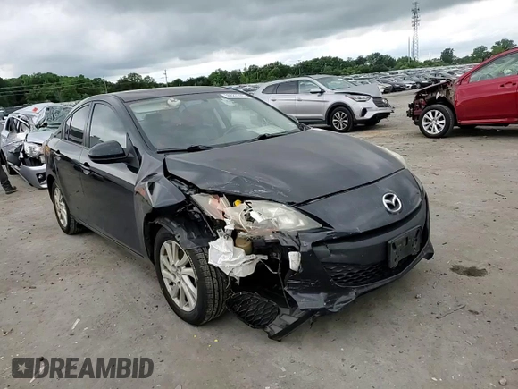 2012 Mazda 3 i Grand Touring z VIN JM1BL1W87C1544433, wystawiony jako Copart lot #58722455 z przebiegiem 184 089 mil mil oraz Szkoda całkowita • Salvage title. Historia ofert i sprzedaży dostępna na DreamBid. Obrazek 13.