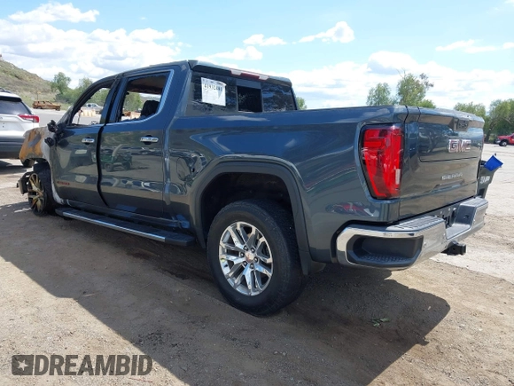 2019 GMC Sierra 1500 SLT z VIN 3GTP8DED1KG229179, wystawiony jako IAAI lot #41932481 z przebiegiem Nie podano mil oraz . Historia ofert i sprzedaży dostępna na DreamBid. Obrazek 3.