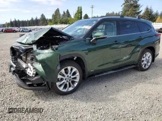 2023 Toyota Highlander Hybrid Limited with VIN 5TDXBRCH8PS573511, listed as a Copart auction lot 55241185 with 44,163 mi miles and Salvage title. Bid and sale history available at DreamBid. Image 1.