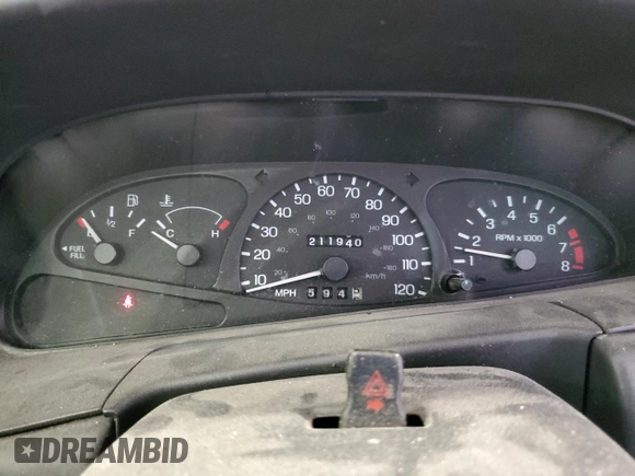 2001 Ford Escort ZX2 with VIN 3FAFP11361R242299, listed as a Copart auction lot 42094545 with 211,940 mi miles and Salvage Title. Bid and sale history available at carsss.com. Image 9.
