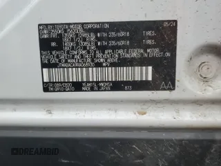 2024 Toyota bZ4X XLE with VIN JTMABACA9RA068930, listed as a Copart auction lot 45756405 with 4,117 mi miles and Salvage Title. Bid and sale history available at DreamBid. Image 15.