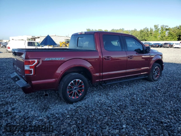 2018 Ford F-150 XL with VIN 1FTEW1CP0JFD02261, listed as a Copart auction lot 61850405 with 107,299 mi miles and Salvage title. Bid and sale history available at DreamBid. Image 3.