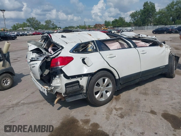 2011 Subaru Outback Limited Power Moon with VIN 4S4BRDLC8B2386035, listed as a IAAI auction lot 40033955 with Not Provided miles and . Bid and sale history available at DreamBid. Image 4.