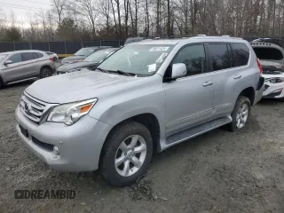 2012 Lexus GX 460 with VIN JTJBM7FX0C5047334, listed as a Copart auction lot 75871524 with 111,681 mi miles and Salvage Title. Bid and sale history available at carsss.com. Image 1.