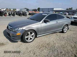 2012 Mercedes-Benz C 250 with VIN WDDGJ4HB7CF887127, listed as a Copart auction lot 62573325 with 148,176 mi miles and Salvage title. Bid and sale history available at DreamBid. Image 1.