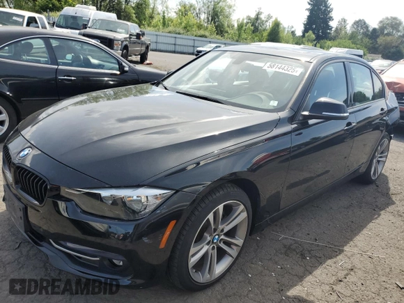 2016 BMW 3 Series 328i xDrive z VIN WBA8E3G54GNU05280, wystawiony jako Copart lot #58144325 z przebiegiem 34 123 mil mil oraz Szkoda całkowita • Salvage title. Historia ofert i sprzedaży dostępna na DreamBid. Obrazek 1.