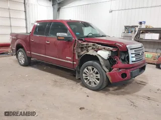 2013 Ford F-150 XL with VIN 1FTFW1ETXDFB30310, listed as a IAAI auction lot 41419674 with 122,926 mi miles. Bid and sale history available at carsss.com. Image 1.