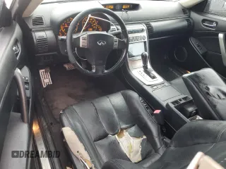 2005 Infiniti G35 Coupe with VIN JNKCV54E15M419345, listed as a Copart auction lot 43798075 with 187,908 mi miles and Salvage Title. Bid and sale history available at carsss.com. Image 8.