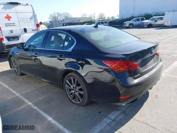2013 Lexus GS 350 with VIN JTHCE1BL1D5015481, listed as a IAAI auction lot 41756984 with 150,556 mi miles. Bid and sale history available at carsss.com. Image 14.
