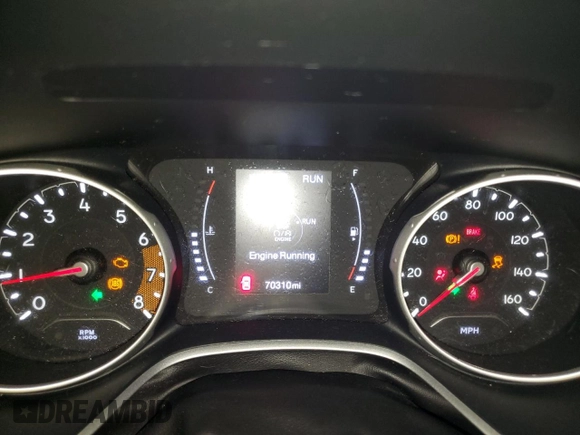 2018 Jeep Compass Sport z VIN 3C4NJCAB7JT240638, wystawiony jako Copart lot #58987085 z przebiegiem 70 310 mil mil oraz Szkoda całkowita • Salvage title. Historia ofert i sprzedaży dostępna na DreamBid. Obrazek 9.