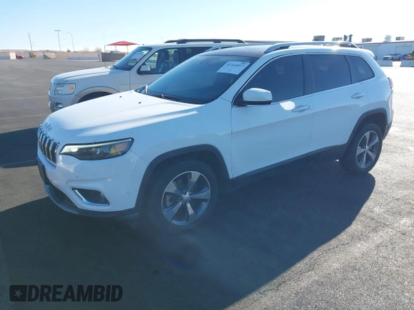 2020 Jeep Cherokee Limited with VIN 1C4PJLDBXLD536346, listed as a IAAI auction lot 41164017 with 35,057 mi miles. Bid and sale history available at carsss.com. Image 18.