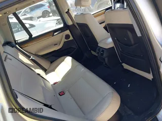 2013 BMW X3 xDrive28i with VIN 5UXWX9C53D0A31087, listed as a IAAI auction lot 41850886 with 142,156 mi miles. Bid and sale history available at carsss.com. Image 8.