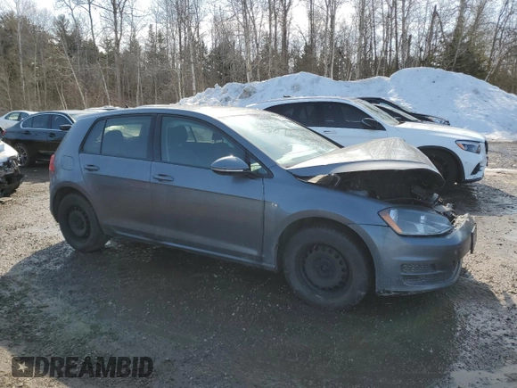 2016 Volkswagen Golf TSI SE z VIN 3VW217AU7GM042783, wystawiony jako Copart lot #46247585 z przebiegiem Nie podano mil oraz Szkoda całkowita • Salvage title. Historia ofert i sprzedaży dostępna na DreamBid. Obrazek 4.