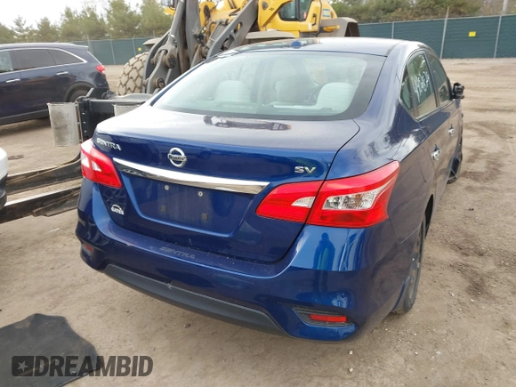 2016 Nissan Sentra SV with VIN 3N1AB7AP4GY262027, listed as a IAAI auction lot 41902879 with 61,449 mi miles and . Bid and sale history available at DreamBid. Image 4.