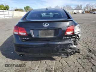 2008 Lexus GS 350 with VIN JTHBE96S280041148, listed as a Copart auction lot 42651195 with 182,069 mi miles and Salvage Title. Bid and sale history available at carsss.com. Image 6.