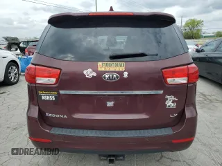 2016 Kia Sedona LX with VIN KNDMB5C16G6202491, listed as a Copart auction lot 52786725 with 196,526 mi miles and Clean Title. Bid and sale history available at carsss.com. Image 6.