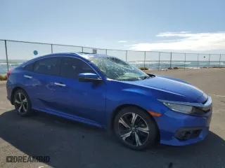 2017 Honda Civic Sedan Touring with VIN 19XFC1F97HE029141, listed as a Copart auction lot 44219085 with 101,799 mi miles and Salvage Title. Bid and sale history available at carsss.com. Image 4.