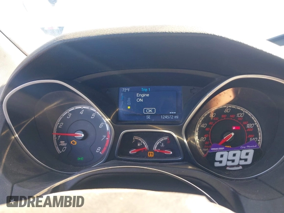 2014 Ford Focus ST with VIN 1FADP3L99EL311771, listed as a IAAI auction lot 41419521 with 124,572 mi miles and . Bid and sale history available at carsss.com. Image 7.