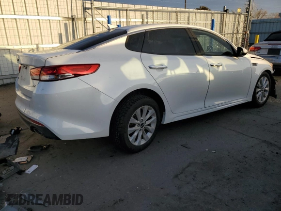 2016 Kia Optima EX with VIN 5XXGU4L34GG030790, listed as a Copart auction lot 46447705 with 148,890 mi miles and Salvage Title. Bid and sale history available at carsss.com. Image 3.