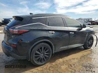 2022 Nissan Murano SV z VIN 5N1AZ2BS3NC130781, wystawiony jako Copart lot #88874085 z przebiegiem 39 040 mil mil oraz Szkoda całkowita • Salvage title. Historia ofert i sprzedaży dostępna na DreamBid. Obrazek 3.