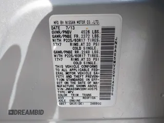 2013 Nissan Rogue SL with VIN JN8AS5MV2DW140575, listed as a IAAI auction lot 41848141 with 98,909 mi miles and . Bid and sale history available at DreamBid. Image 9.