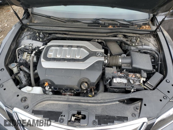 2015 Acura RLX Technology with VIN JH4KC1F52FC000239, listed as a Copart auction lot 53490885 with 34,540 mi miles and Salvage title. Bid and sale history available at DreamBid. Image 11.