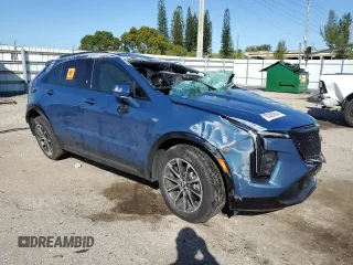 2024 Cadillac XT4 FWD Sport with VIN 1GYFZER40RF230208, listed as a Copart auction lot 80385984 with Not provided miles and Non repairable. Bid and sale history available at DreamBid. Image 4.