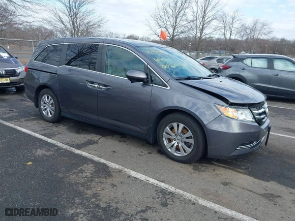 2016 Honda Odyssey EX-L with VIN 5FNRL5H69GB037239, listed as a IAAI auction lot 41739039 with 70,047 mi miles. Bid and sale history available at carsss.com. Image 1.