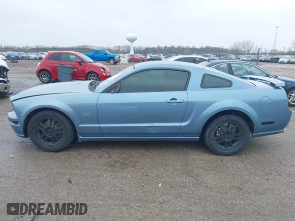 2005 Ford Mustang GT Deluxe with VIN 1ZVFT82H455116103, listed as a IAAI auction lot 41725405 with 108,928 mi miles and . Bid and sale history available at DreamBid. Image 14.