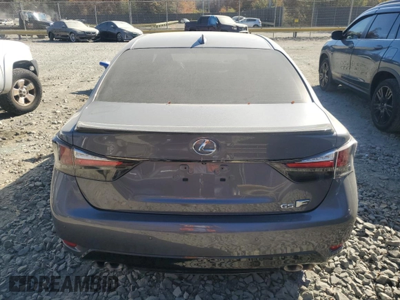 2016 Lexus GS F with VIN JTHBP1BL9GA000924, listed as a Copart auction lot 79112834 with 35,061 mi miles and Salvage Title. Bid and sale history available at carsss.com. Image 6.