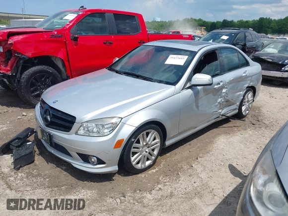 2009 Mercedes-Benz C 300 Sport with VIN WDDGF54XX9R052607, listed as a IAAI auction lot 39425683 with 210,180 mi miles and . Bid and sale history available at DreamBid. Image 2.