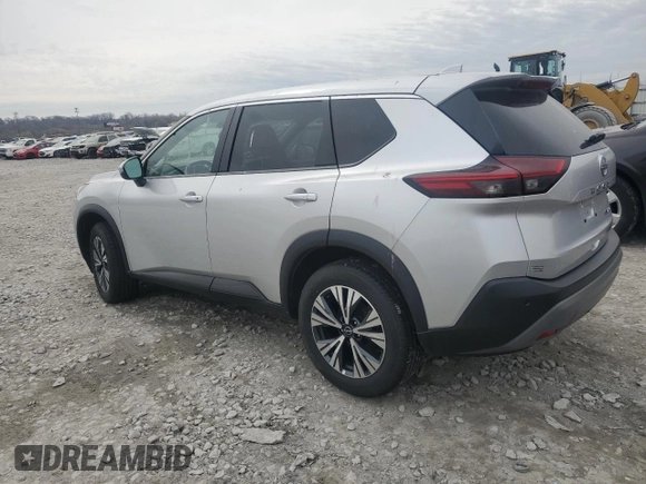 2022 Nissan Rogue SV with VIN 5N1BT3BB1NC698197, listed as a Copart auction lot 50084635 with 59,615 mi miles and Salvage Title. Bid and sale history available at carsss.com. Image 2.