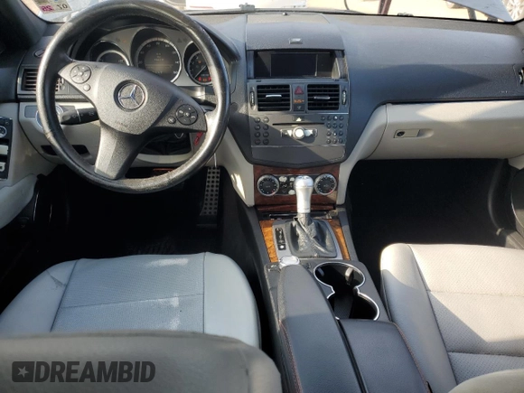 2010 Mercedes-Benz C 300 Sport with VIN WDDGF5EB1AR102933, listed as a Copart auction lot 61133215 with 136,319 mi miles and Salvage title. Bid and sale history available at DreamBid. Image 8.