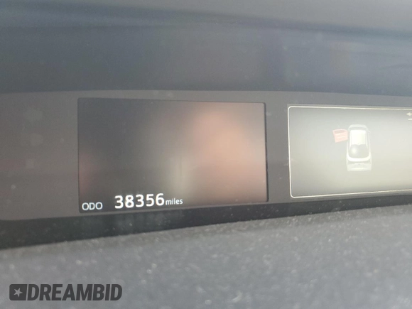 2022 Toyota Prius L Eco with VIN JTDKAMFU7N3155884, listed as a Copart auction lot 51472135 with 38,356 mi miles and Salvage Title. Bid and sale history available at carsss.com. Image 9.