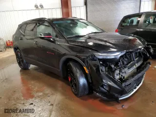 2022 Chevrolet Blazer LT with VIN 3GNKBDRS8NS215986, listed as a Copart auction lot 42054755 with 67,988 mi miles and Salvage Title. Bid and sale history available at carsss.com. Image 4.