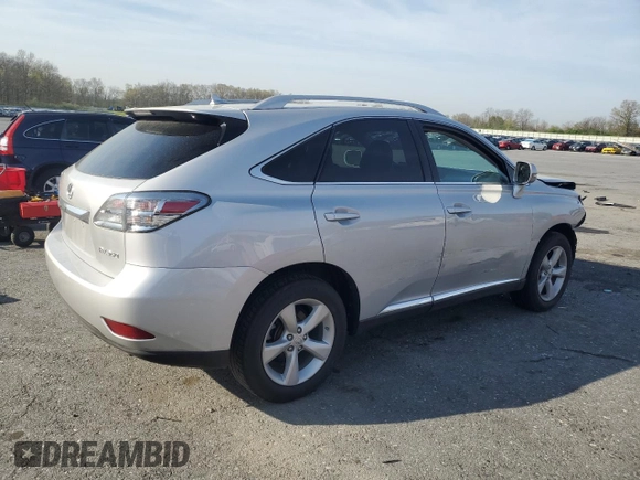 2011 Lexus RX 350 with VIN 2T2BK1BA5BC082990, listed as a Copart auction lot 53849015 with 158,972 mi miles and Salvage Title. Bid and sale history available at DreamBid. Image 3.