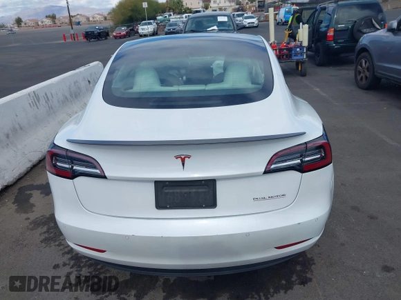 2022 Tesla Model 3 Performance with VIN 5YJ3E1EC6NF111958, listed as a IAAI auction lot 41583972 with 28,431 mi miles and . Bid and sale history available at DreamBid. Image 15.