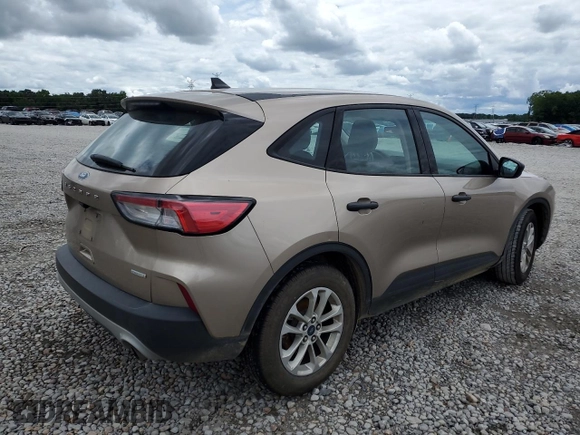 2020 Ford Escape S with VIN 1FMCU0F66LUB57604, listed as a Copart auction lot 58354665 with 58,871 mi miles and Salvage title. Bid and sale history available at DreamBid. Image 3.