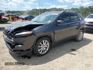 2016 Jeep Cherokee Limited с VIN 1C4PJLDS6GW176941, выставлен на аукционе Copart как лот 56754985 с пробегом 90 974 миль миль и Списание • Salvage title. История ставок и продаж доступна на DreamBid. Изображение 1.