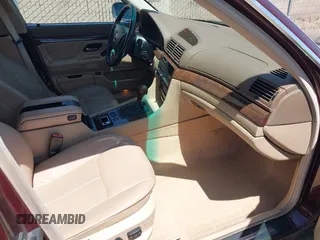 2000 BMW 7 Series 740iL with VIN WBAGH8349YDP07409, listed as a IAAI auction lot 42465862 with Not provided miles and . Bid and sale history available at DreamBid. Image 5.