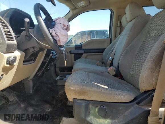 2018 Ford F-150 XL with VIN 1FTEW1CB3JKE57656, listed as a Copart auction lot 47735355 with 152,501 mi miles and Salvage title. Bid and sale history available at DreamBid. Image 7.