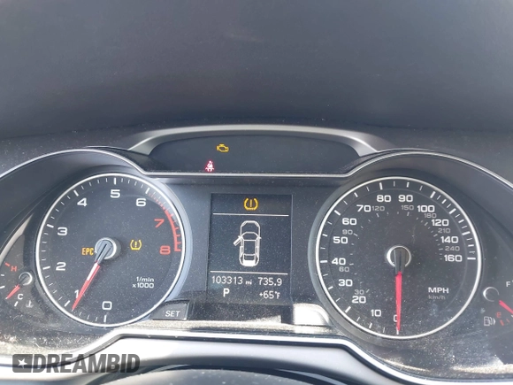 2014 Audi A4 Premium with VIN WAUBFAFL6EA056683, listed as a IAAI auction lot 41898792 with 103,313 mi miles. Bid and sale history available at carsss.com. Image 7.