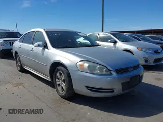 2014 Chevrolet Impala LS with VIN 2G1WA5E38E1121693, listed as a IAAI auction lot 41814213 with 129,255 mi miles and . Bid and sale history available at DreamBid. Image 1.